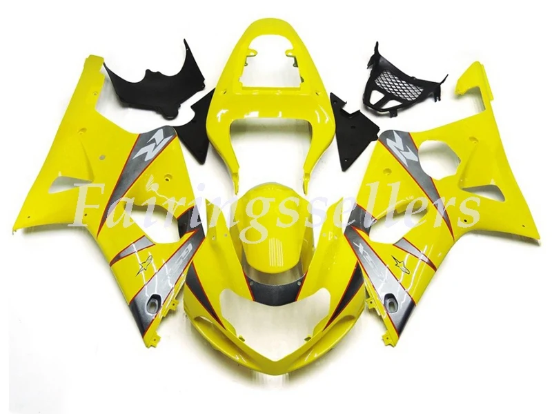 Gloss Yellow and Silver R Kit - GSXR 1000 00-02
