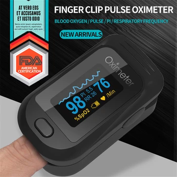 Fda Finger Clip-on Oximeter Finger Pulse Oximetry Monitor Pi Respiratory Rate CE Certification
Fda Finger Clip-on Oximeter Finger Pulse Oximetry Monitor Pi Respiratory Rate CE Certification