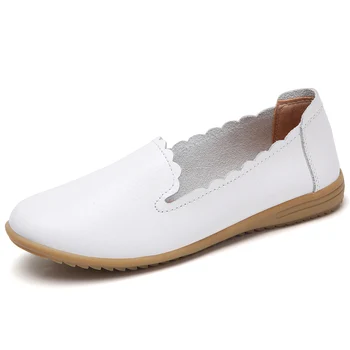 Genuine Leather Fashion Multicolor Casual Shoes Women Lightweight Comfortable Bean Shoe Mujer Non-slip Summer Garden Footwear
Genuine Leather Fashion Multicolor Casual Shoes Women Lightweight Comfortable Bean Shoe Mujer Non-slip Summer Garden Footwear