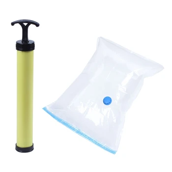 Black Yellow Compressed Storage Bag Air Extracting Vacuum Pump with Vacuum Storage Bag Vacuum Bag 70 x 50 cm
Black Yellow Compressed Storage Bag Air Extracting Vacuum Pump with Vacuum Storage Bag Vacuum Bag 70 x 50 cm