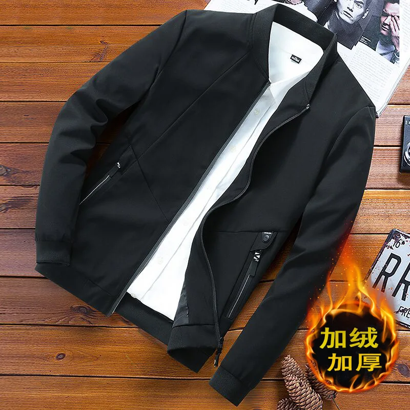 Jacket Men's 2020 Autumn and Winter Korean Version of The Trend of Large Size Plus Velvet Thick Casual Jacket Men's Clothes
Jacket Men's 2020 Autumn and Winter Korean Version of The Trend of Large Size Plus Velvet Thick Casual Jacket Men's Clothes