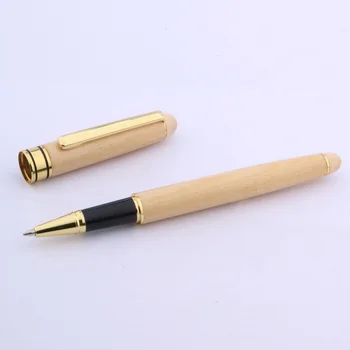 NEW CHOU White Wooden Rollerball Pen maple Golden Trim Stationery Office school supplies Writing Gift 
NEW CHOU White Wooden Rollerball Pen maple Golden Trim Stationery Office school supplies Writing Gift