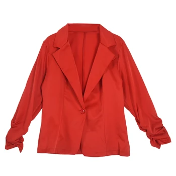 New Womens Color Blazer Jacket Suit Work Casual Basic Long Sleeve Candy Button Red Size M
New Womens Color Blazer Jacket Suit Work Casual Basic Long Sleeve Candy Button Red Size M