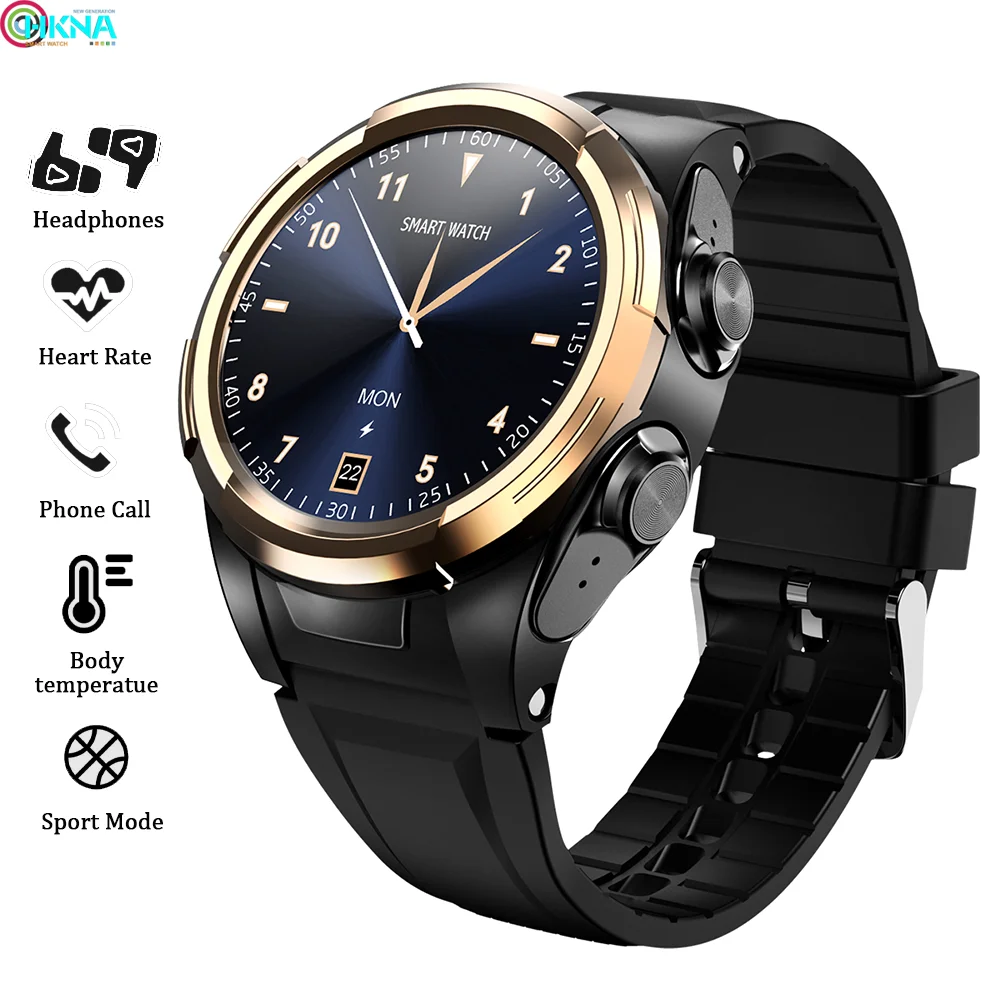 Bluetooth Earphones Smart Watch Body Temperature Sport Watches Full Touch Screen Wristband For Android iOS Huawei Iphone Xiaomi
Bluetooth Earphones Smart Watch Body Temperature Sport Watches Full Touch Screen Wristband For Android iOS Huawei Iphone Xiaomi
