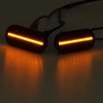 New 2X Led Dynamic Side Marker Turn Signal Light For VW Bora Golf 3 4 Passat 3BG Polo SB6 SEAT Ibiza Leon Skoda for /FORD
New 2X Led Dynamic Side Marker Turn Signal Light For VW Bora Golf 3 4 Passat 3BG Polo SB6 SEAT Ibiza Leon Skoda for /FORD