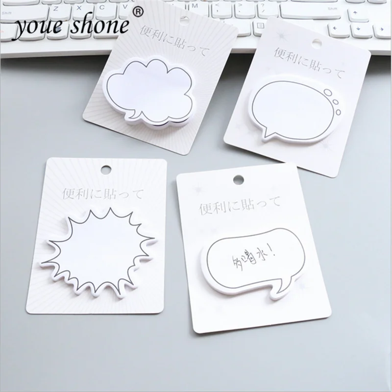 1PCS Cartoon Memo Pad Box Dialog Sticky Notes Sticky Note N Times Sticky Note Student Learning Stationery Office School Supplies
1PCS Cartoon Memo Pad Box Dialog Sticky Notes Sticky Note N Times Sticky Note Student Learning Stationery Office School Supplies