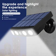 2PC Solar Light Outdoor Solar Motion Sensor Security Light With 3 Mode Wide Angle Waterproof Wall LED Light Garden Fence Pathway
2PC Solar Light Outdoor Solar Motion Sensor Security Light With 3 Mode Wide Angle Waterproof Wall LED Light Garden Fence Pathway