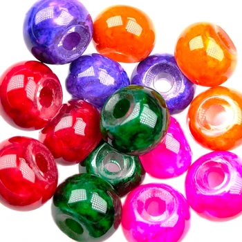 100Pcs/lot Single Color 8mm Large Hole Glass European Beads Rondelle No Brass Core fit Bracelet Necklace Spacer Beads 
100Pcs/lot Single Color 8mm Large Hole Glass European Beads Rondelle No Brass Core fit Bracelet Necklace Spacer Beads