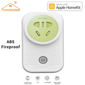 Smart Wireless Socket Fireproof Wireless US EU Standard Intelligent Timer wifi Socket support apple homekit remote control
Smart Wireless Socket Fireproof Wireless US EU Standard Intelligent Timer wifi Socket support apple homekit remote control