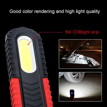 Portable Waterproof COB LED Flashlight 360 Degree Stand Hanging Torch Lamp Warning Light With Magnetic Base
Portable Waterproof COB LED Flashlight 360 Degree Stand Hanging Torch Lamp Warning Light With Magnetic Base