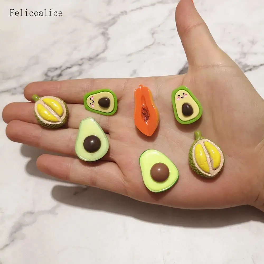 10pcs Kawaii Avocado Charms Pendants Mini Fruit Resin Charms For DIY Necklace Key Chains Jewelry Making Hair Accessory
10pcs Kawaii Avocado Charms Pendants Mini Fruit Resin Charms For DIY Necklace Key Chains Jewelry Making Hair Accessory
