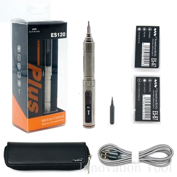 ES120 Plus ES121V Mini Precision Electric Screwdriver Smart Gyro Motion Control Cordless Lithium Battery Screwdriver with Bit