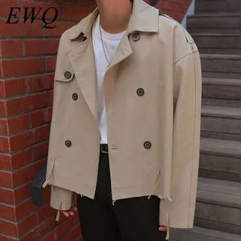 EWQ / men's wear 2020 spring fashion new Trend short style Jacket Handsome all-match Loose double breasted Coat male 9Y889
EWQ / men's wear 2020 spring fashion new Trend short style Jacket Handsome all-match Loose double breasted Coat male 9Y889