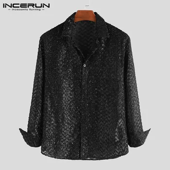 INCERUN Sexy Long Sleeve Men Shirt Turn-down Collar 2020 Streetwear Blouse Party Fashion Nightclub Dress Shirts Men Camisa S-5XL
INCERUN Sexy Long Sleeve Men Shirt Turn-down Collar 2020 Streetwear Blouse Party Fashion Nightclub Dress Shirts Men Camisa S-5XL