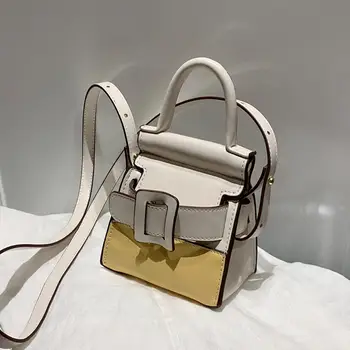 Contrast color Mini Tote bag 2020 New High-quality PU Leather Women's Designer Handbag Travel Shoulder Messenger Bag Purses
Contrast color Mini Tote bag 2020 New High-quality PU Leather Women's Designer Handbag Travel Shoulder Messenger Bag Purses