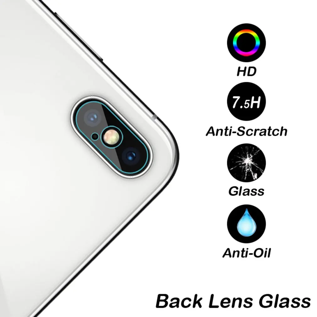 For iPhone XS Max Back Camera Lens Tempered Glass Film For iPhone XS Case Cover Protective Film Glas Lens Screen Protector Boxed
