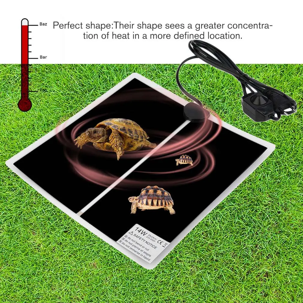New Heating Warm Pad Adjustable Temperature Controller Incubator Mat Tools Terrarium Reptiles Heat Mat 5-20W Climbing Pet EU US
New Heating Warm Pad Adjustable Temperature Controller Incubator Mat Tools Terrarium Reptiles Heat Mat 5-20W Climbing Pet EU US