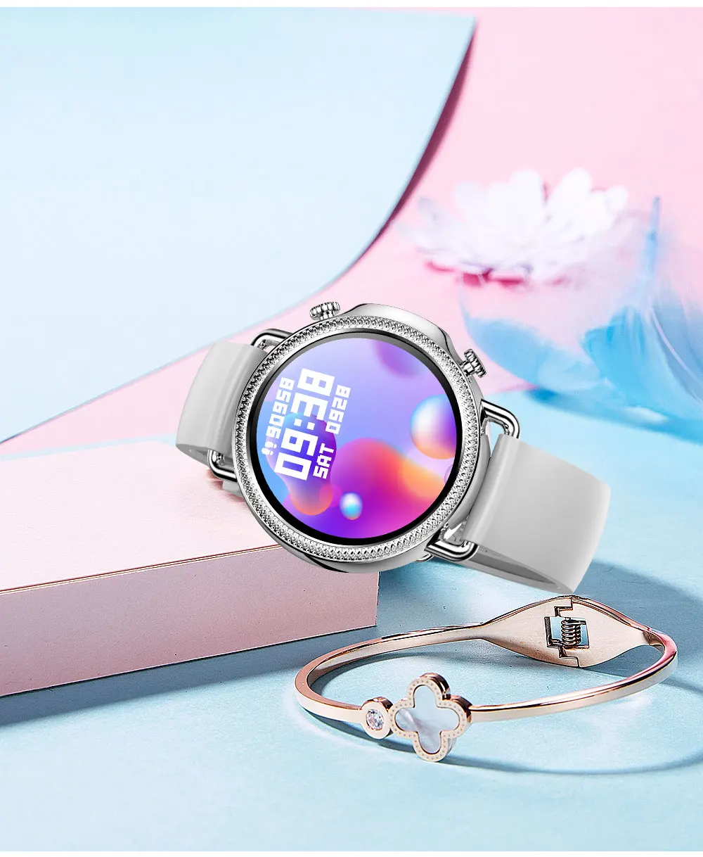 2021 Women Smart Watch 1.28 inch HD Screen IP67 Waterproof Lady's Watches Body Temperature Heart Rate Monitor PK V23 He29de6d329e945fabd35d0e5dc184c4ds He29de6d329e945fabd35d0e5dc184c4ds 2021 Women Smart Watch 1.28 inch HD Screen IP67 Waterproof Lady's Watches Body Temperature Heart Rate Monitor PK V23
