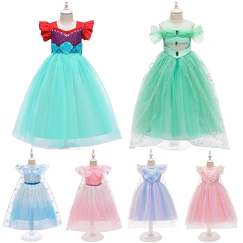 Rapunzel Baby Girl Dress Sequins Mermaid Dresses Princess Elsa Cosplay Costume Kids Jasmine Dress Up Fancy Clothing For Party
Rapunzel Baby Girl Dress Sequins Mermaid Dresses Princess Elsa Cosplay Costume Kids Jasmine Dress Up Fancy Clothing For Party