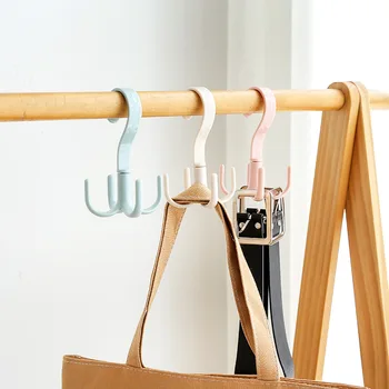 2pcs Multi Purpose Scarf Hanger Belt Bag Storage Rack Plastic Clothes Hanging Hook 360 Degree Rotatable Closet Storage Organizer
2pcs Multi Purpose Scarf Hanger Belt Bag Storage Rack Plastic Clothes Hanging Hook 360 Degree Rotatable Closet Storage Organizer