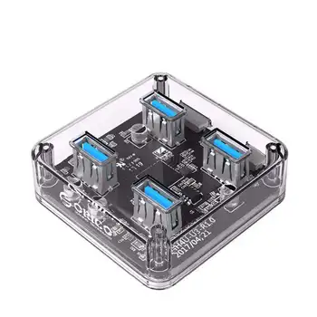 ORICO MH4U 4 Ports USB3.0 Transparent Desktop HUB With Rubber Anti-Skid Pad Reserced External Power Supply
ORICO MH4U 4 Ports USB3.0 Transparent Desktop HUB With Rubber Anti-Skid Pad Reserced External Power Supply