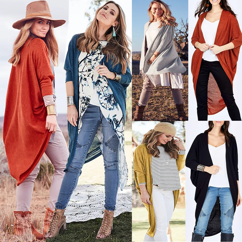 Knitted Cardigan Jacket Large Size Dress Irregular Loose Mid-Length Shawl Top for Autumn and Winter
Knitted Cardigan Jacket Large Size Dress Irregular Loose Mid-Length Shawl Top for Autumn and Winter