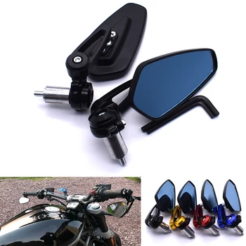 Universal Motorcycle rearview mirror aluminum 7/8" 22mm handlebar rod end side mirror For Honda CB500F CBR250R CBR300R CBR500R
Universal Motorcycle rearview mirror aluminum 7/8" 22mm handlebar rod end side mirror For Honda CB500F CBR250R CBR300R CBR500R