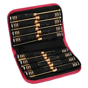 16Pcs Hex Phillips Screw Nut Flat Hexagonal Screwdriver Steel Set With Bag Black Round Hand Shank For RC Model Mini Hand Tool
16Pcs Hex Phillips Screw Nut Flat Hexagonal Screwdriver Steel Set With Bag Black Round Hand Shank For RC Model Mini Hand Tool