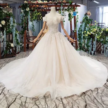 Real Photos Off Shoulder Wedding Dresses Elegant 2019 Lace Sequins Lace up Court Train Princess Ball Gowns Vestidos De Novia
Real Photos Off Shoulder Wedding Dresses Elegant 2019 Lace Sequins Lace up Court Train Princess Ball Gowns Vestidos De Novia