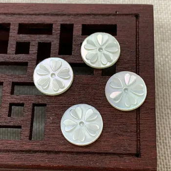 100Pcs 10mm Natural MOP White Shell Flower Carved Flat Circle Shell Cabochons for DIY Women Necklace Earrings Handcrafts
100Pcs 10mm Natural MOP White Shell Flower Carved Flat Circle Shell Cabochons for DIY Women Necklace Earrings Handcrafts