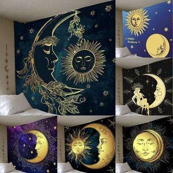 Sun and Moon Psychedelic Trumpet Bohemian Wall Hanging Bedroom Background Decoration Tapestry 95*73cm/150*100cm/150*130cm
Sun and Moon Psychedelic Trumpet Bohemian Wall Hanging Bedroom Background Decoration Tapestry 95*73cm/150*100cm/150*130cm