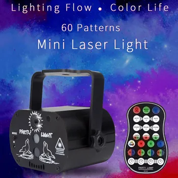 60 Patterns RGB LED Stage Light Remote Control Colorful Rotating Projection Lamp KTV Bar Stage Light DTT88
60 Patterns RGB LED Stage Light Remote Control Colorful Rotating Projection Lamp KTV Bar Stage Light DTT88