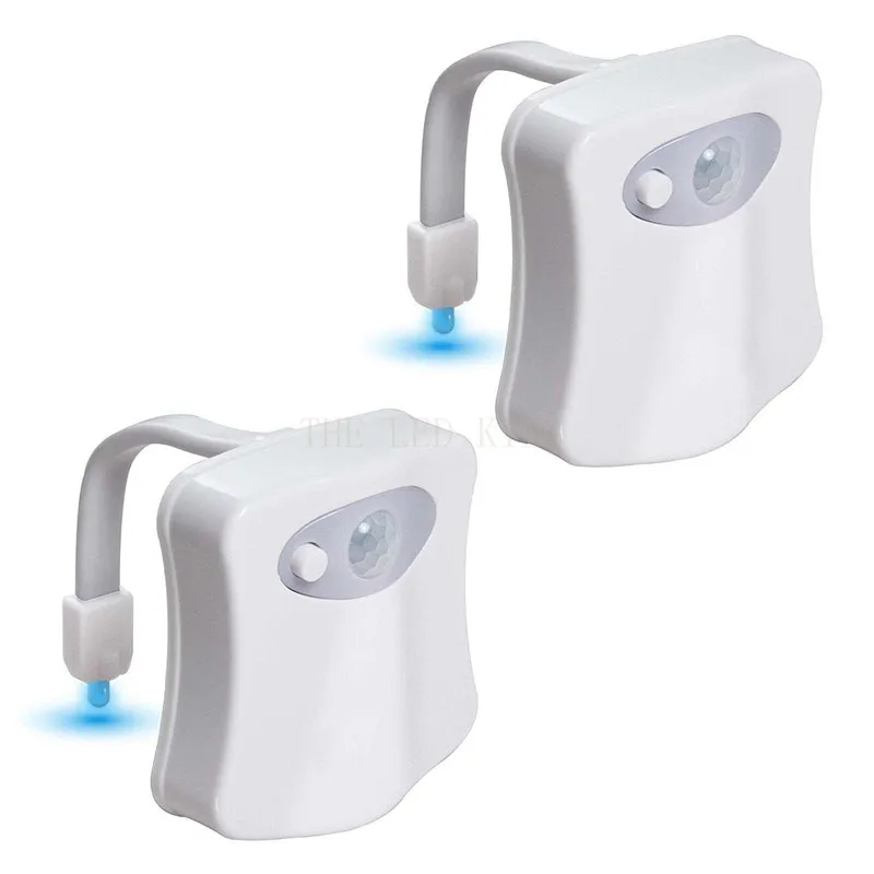 

Smart PIR Motion Sensor Toilet Seat Night Light 8 Colors Waterproof Backlight For Toilet Bowl LED Luminaria Lamp WC Toilet Light