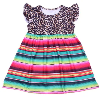 Kids Summer Dresses for Girs Leopard Serape Flutter Sleeve Party Dress Toddler Girls Milk Silk Dress Children Clothes Frock 
Kids Summer Dresses for Girs Leopard Serape Flutter Sleeve Party Dress Toddler Girls Milk Silk Dress Children Clothes Frock