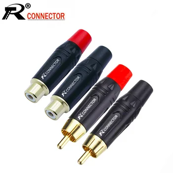 4pcs/lot RCA Male/Female Connector High Quality Gold Plated RCA Plug Jack Socket Audio Speaker Phono Jack Plug
4pcs/lot RCA Male/Female Connector High Quality Gold Plated RCA Plug Jack Socket Audio Speaker Phono Jack Plug