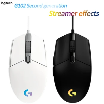 Logitech G102 Gaming Wired Mouse Optical Game Mouse Support Desktop/ Laptop Windows 10/8/7 Optical Mouse
Logitech G102 Gaming Wired Mouse Optical Game Mouse Support Desktop/ Laptop Windows 10/8/7 Optical Mouse
