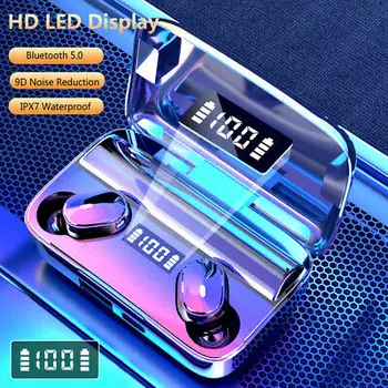 F9 Wireless Bluetooth 5.0 Earphone Tws Hifi Mini In-ear Sports Running Headset Support Ios/android Phones Hd Call
F9 Wireless Bluetooth 5.0 Earphone Tws Hifi Mini In-ear Sports Running Headset Support Ios/android Phones Hd Call