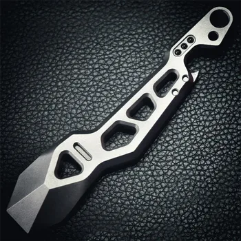 Outdoor EDC tools. TC21 titanium alloy portable multifunctional protection tool. Bottle opener, crowbar, bit holder, screwdriver
Outdoor EDC tools. TC21 titanium alloy portable multifunctional protection tool. Bottle opener, crowbar, bit holder, screwdriver