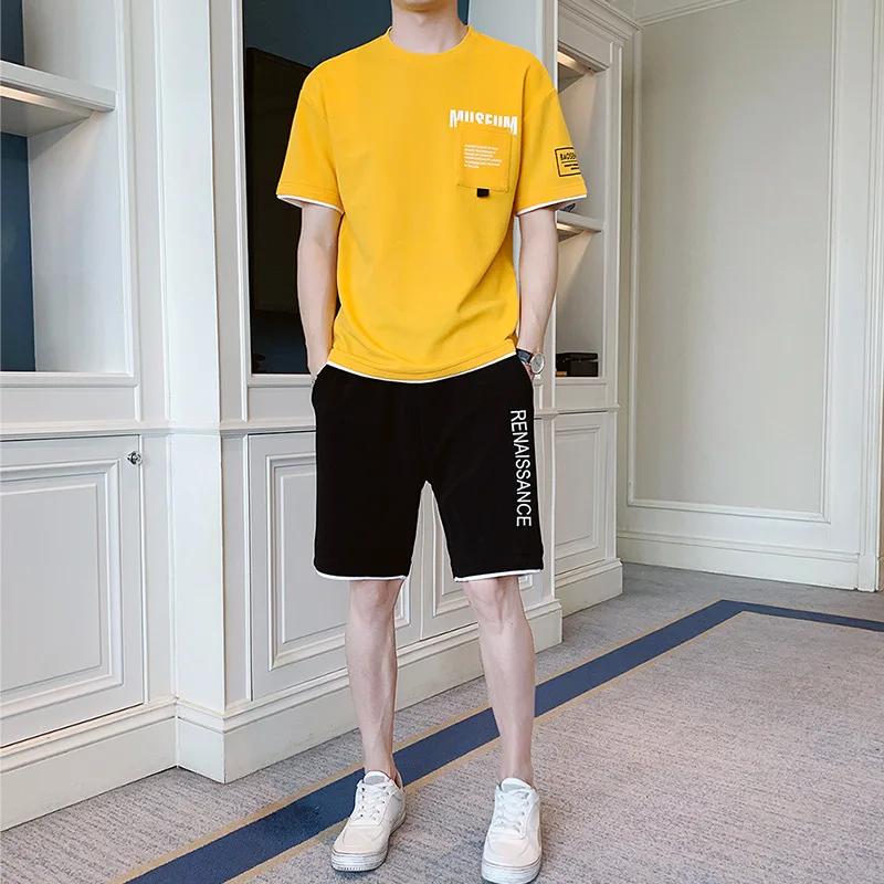 2019 T-shirt MEN'S Top Summer New Style Trend Loose-Fit Pure Cotton Half Sleeve Popular Brand on Clothes T-shirt INS Summer Wear
2019 T-shirt MEN'S Top Summer New Style Trend Loose-Fit Pure Cotton Half Sleeve Popular Brand on Clothes T-shirt INS Summer Wear