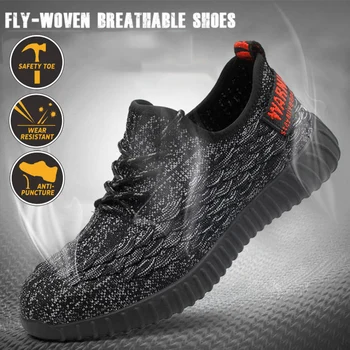 Dropshipping Work Safety Shoes Puncture Proof Steel Toe Safety Boot Soft Air-mesh Work Indestructible Shoes For Men Women
Dropshipping Work Safety Shoes Puncture Proof Steel Toe Safety Boot Soft Air-mesh Work Indestructible Shoes For Men Women