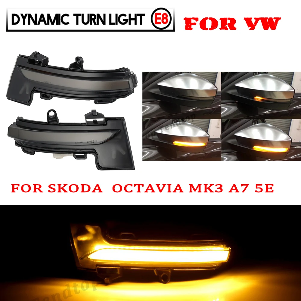 For Skoda Octavia Mk3 A7 5E 2014 2015 2016 2017 2018 2019 Dynamic Blinker LED Turn Signal Light Side Mirror Indicator Car
For Skoda Octavia Mk3 A7 5E 2014 2015 2016 2017 2018 2019 Dynamic Blinker LED Turn Signal Light Side Mirror Indicator Car