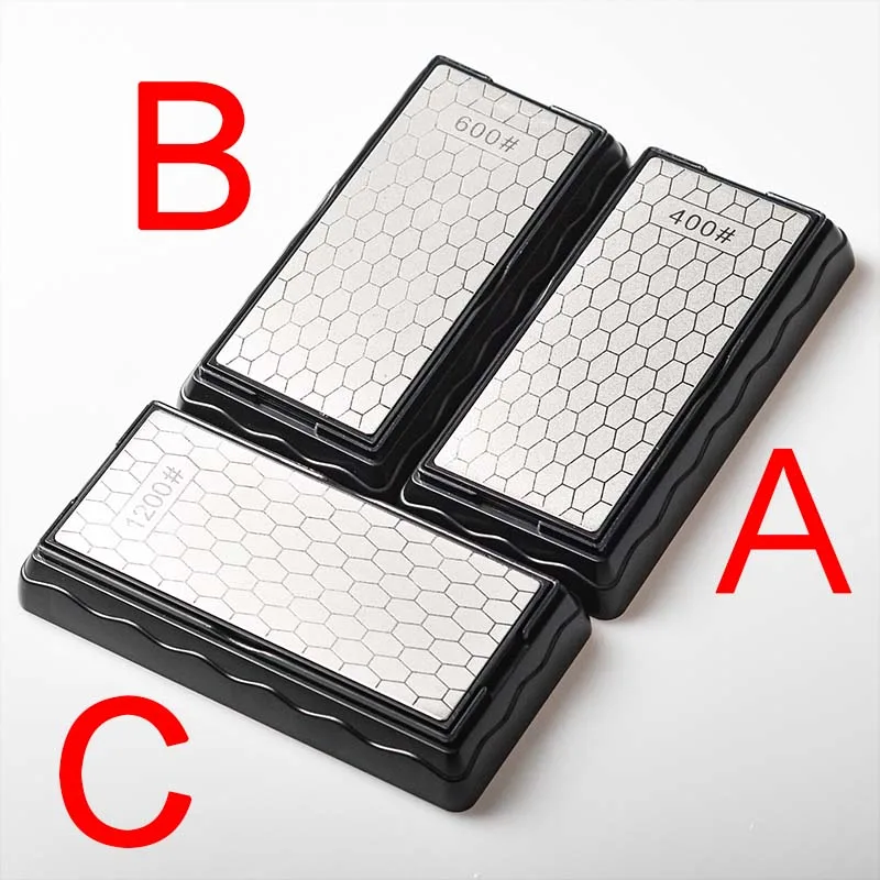 Double-Side Sharpener Diamond Whetstone Knife Sharpening Stone Kitchen Grit Chef Knife Grinding Tool 400/600/1000/1200 Grit
Double-Side Sharpener Diamond Whetstone Knife Sharpening Stone Kitchen Grit Chef Knife Grinding Tool 400/600/1000/1200 Grit