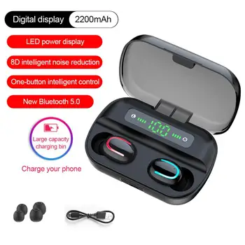 Original Wireless Headphones TWS Bluetooth 5.0 Earphone In-ear Earbuds HiFi IPX7 Waterproof Touch Control Headset For Sportsa
Original Wireless Headphones TWS Bluetooth 5.0 Earphone In-ear Earbuds HiFi IPX7 Waterproof Touch Control Headset For Sportsa
