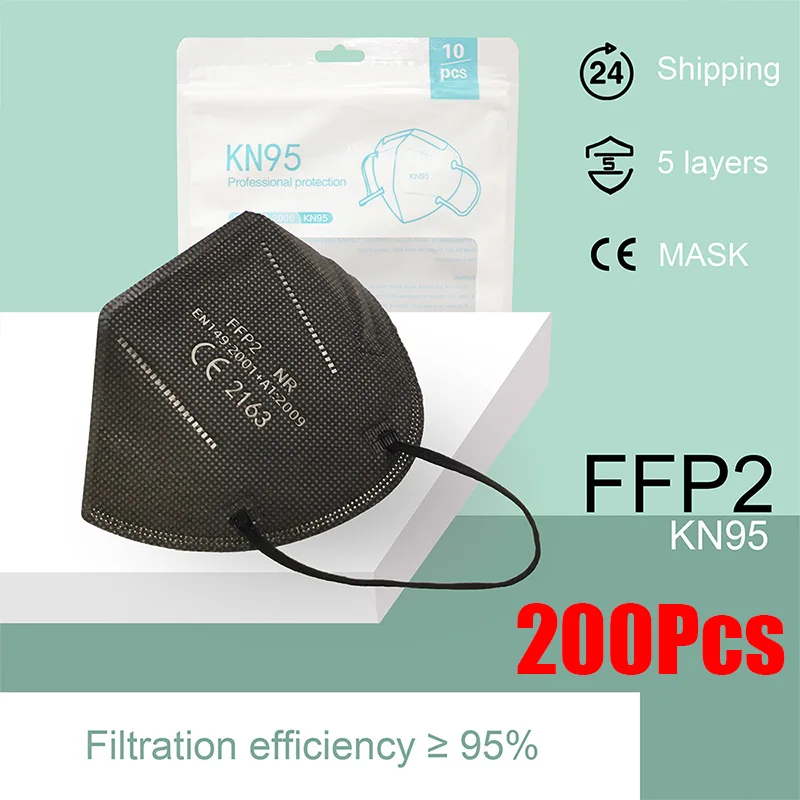 Маски ffp2 маски для лица KN95 цветов защитные n k 95 ffp 2 оригинальные 5ply pff2 n95 mascarilla fpp2