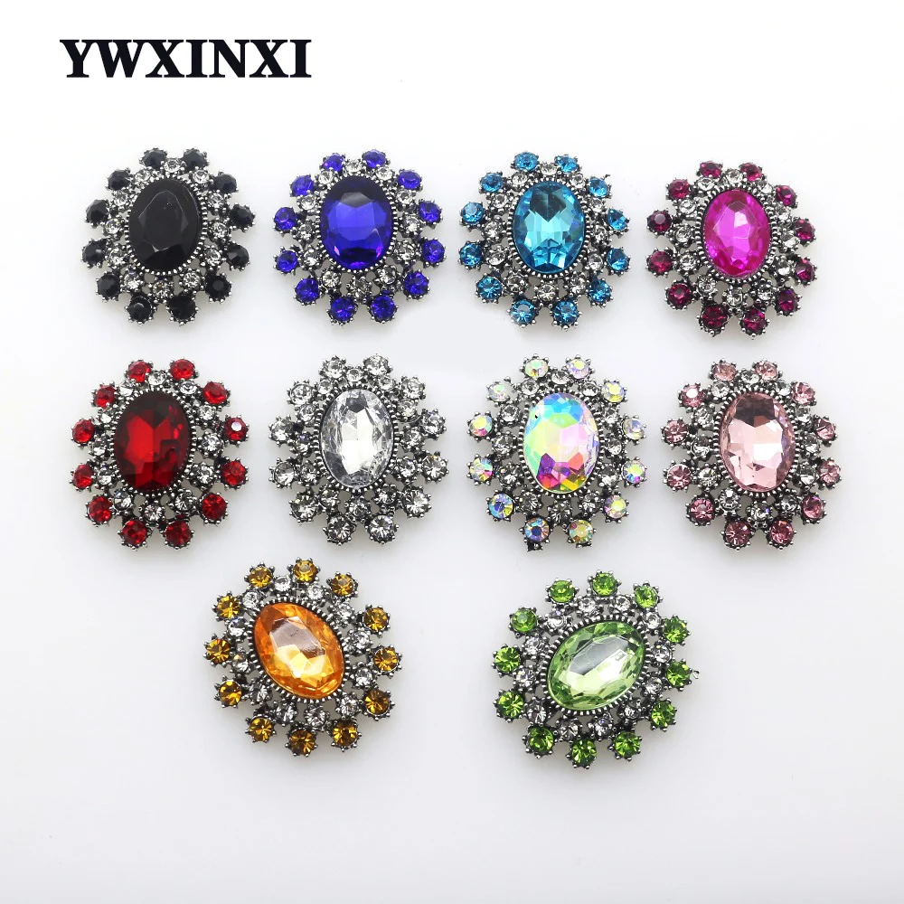 Delicate Shining Brooch 45*25mm 10pcs/set Crystal Accessories Fashion Gorgeous Wedding Invitation Holiday creative Decoration
Delicate Shining Brooch 45*25mm 10pcs/set Crystal Accessories Fashion Gorgeous Wedding Invitation Holiday creative Decoration