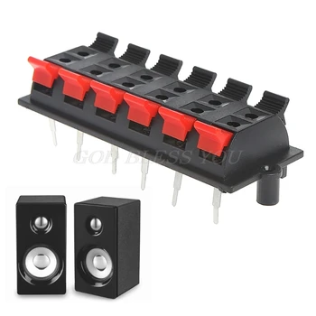 12 Way 2 Row Push Release Connector Strip Block Plate Stereo Speaker Terminal Drop Shipping
12 Way 2 Row Push Release Connector Strip Block Plate Stereo Speaker Terminal Drop Shipping