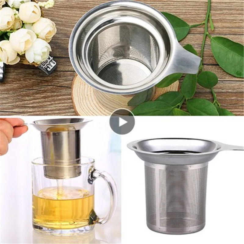 Tea Infuser Strainer Drinkware Teapot Spice Filter Kitchen Accessories Mesh Stainless Steel Loose Drinkware Non Toxic Fashion
Tea Infuser Strainer Drinkware Teapot Spice Filter Kitchen Accessories Mesh Stainless Steel Loose Drinkware Non Toxic Fashion