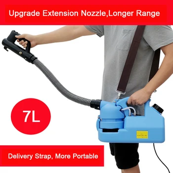 7L Electric ULV Fogger Intelligent Ultra Capacity Sprayer Mosquito Killer Disinfection Machine Insecticide Drugs Fight Atomizer
7L Electric ULV Fogger Intelligent Ultra Capacity Sprayer Mosquito Killer Disinfection Machine Insecticide Drugs Fight Atomizer