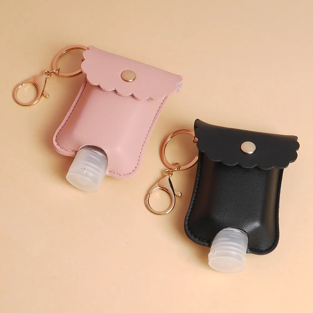 Empty Leak Proof Plastic Travel Bottle Portable Squeeze Bottle Leather Keychain Holder For Hand Sanitizer Refillable Container
Empty Leak Proof Plastic Travel Bottle Portable Squeeze Bottle Leather Keychain Holder For Hand Sanitizer Refillable Container