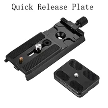 Quick Release Plate Metal with 1/4 Inch & 3/8 Inch Screws Compatibel With Manfrotto 501HDV/701HDV/503HDV/577/519/561/Q5 Parts
Quick Release Plate Metal with 1/4 Inch & 3/8 Inch Screws Compatibel With Manfrotto 501HDV/701HDV/503HDV/577/519/561/Q5 Parts